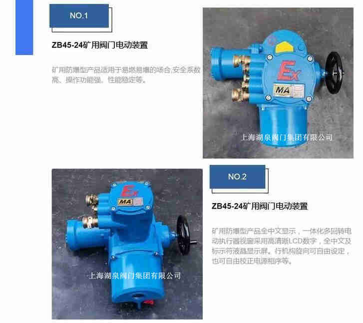 防爆型閥門電動裝置說明書，技術條件
